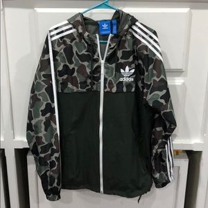 Adidas Camo Windbreaker